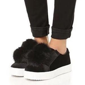 Same Edelman Leya Pom Pom Sneakers